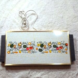 Vintage Electric Warming Tray Spice Of Life Pattern